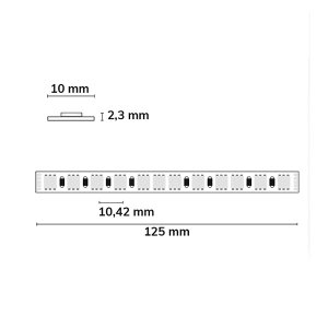LED Strip Linear RGB 48V IP20 96 LED/m 20m selbstklebend