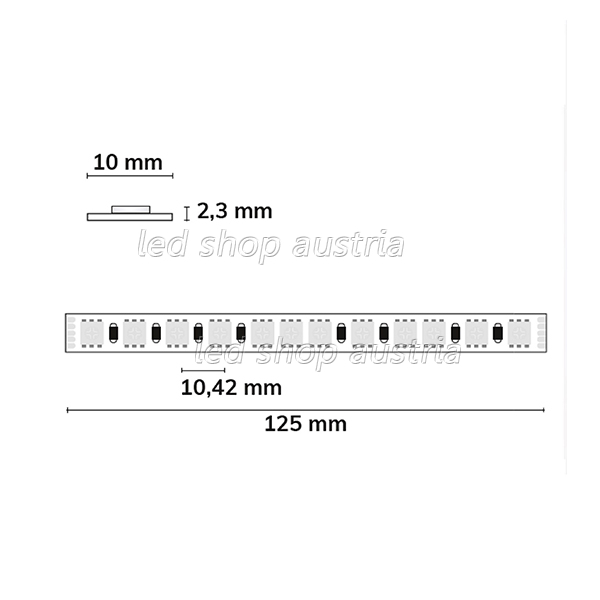 LED Strip Linear RGB 48V IP20 96 LED/m 20m selbstklebend