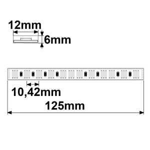 LED Strip RGB 48V IP68 96 LED/m 20m selbstklebend