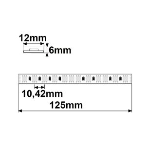 LED Strip RGB+WW 48V IP68 96 LED/m 20m selbstklebend