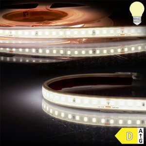 LED Strip 24V IP68 160 LED/m 5m selbstklebend warmweiß