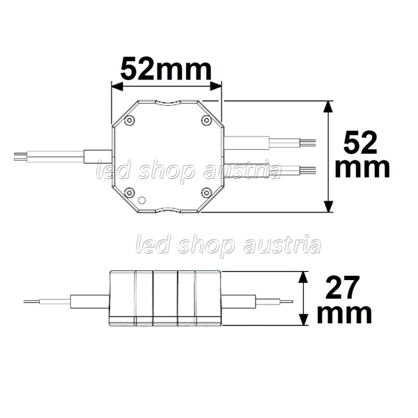 (Bild für) DALI-Phasenabschnitt-Dimmer für dimmbare 230V LED Leuchten/Trafos, 200VA