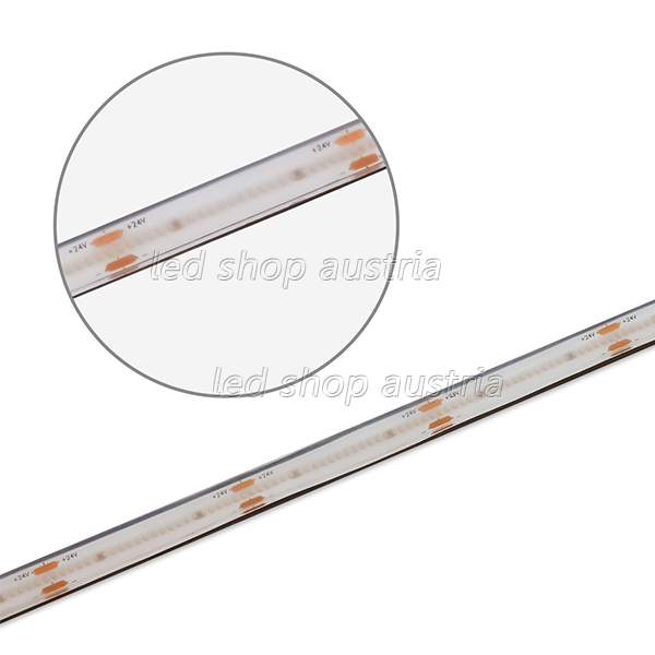 LED COB Strip bis 90°C 24V 480 LED/m 5m selbstklebend neutralweiß