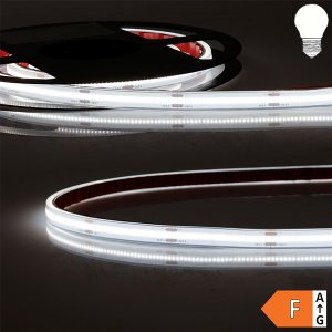 LED COB Strip bis 100°C 24V 480 LED/m 5m selbstklebend neutralweiß