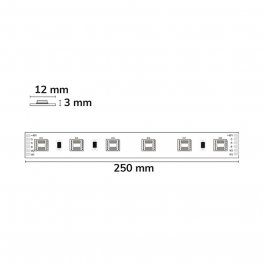 LED Strip Linear RGB+CCT 48V IP20 60 LED/m 10m selbstklebend