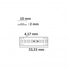 LED Strip Linear 48V IP20 240 LED/m 5m selbstklebend neutralweiß