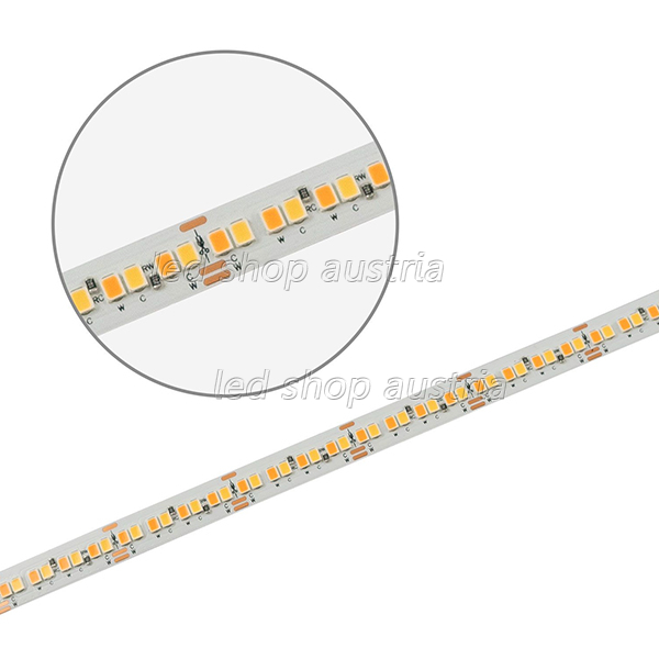 (Bild für) LED Strip Linear 48V IP20 256 LED/m 5m selbstklebend WW+NW