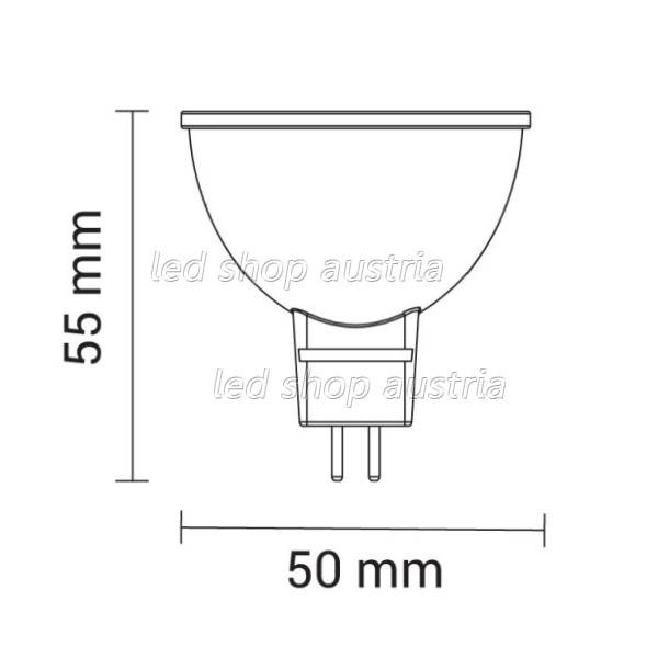 MR16 LED COB Spot 4W 50° kaltweiß