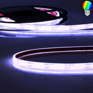 LED COB RGB Strip bis 100°C 24V 540 LED/m 5m selbstklebend