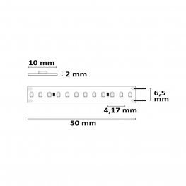 LED Strip Linear 48V IP20 240 LED/m 30m selbstklebend warmweiß