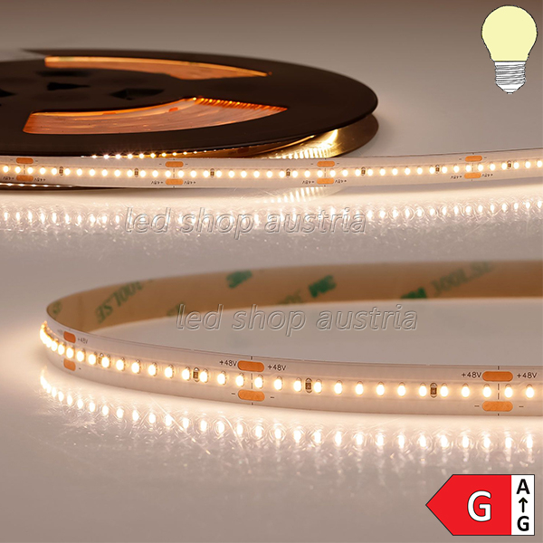 LED Strip Linear 48V IP20 240 LED/m 30m selbstklebend warmweiß