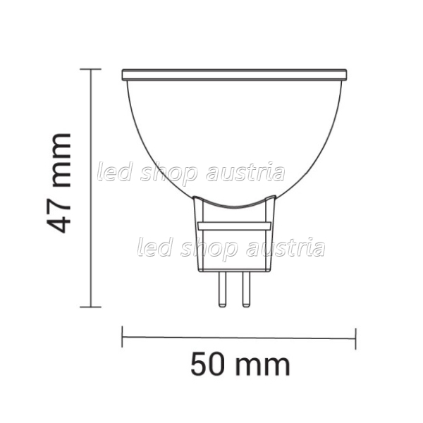 MR16 LED SMD Spot 5W 110° neutralweiß