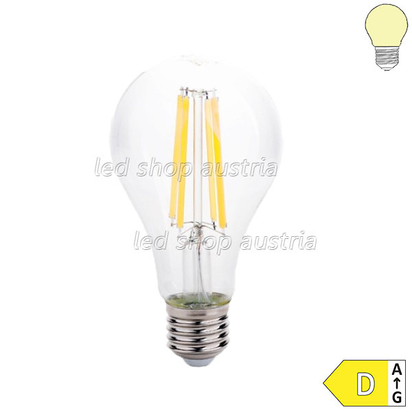 E27 A65 LED Glühfadenbirne 2100 Lumen 14W warmweiß