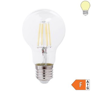 E27 A60 LED Glühfadenbirne 810 Lumen 8W "dimmbar" warmweiß