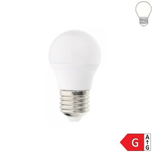 LED Birne E27 5,5W G45 neutralweiß