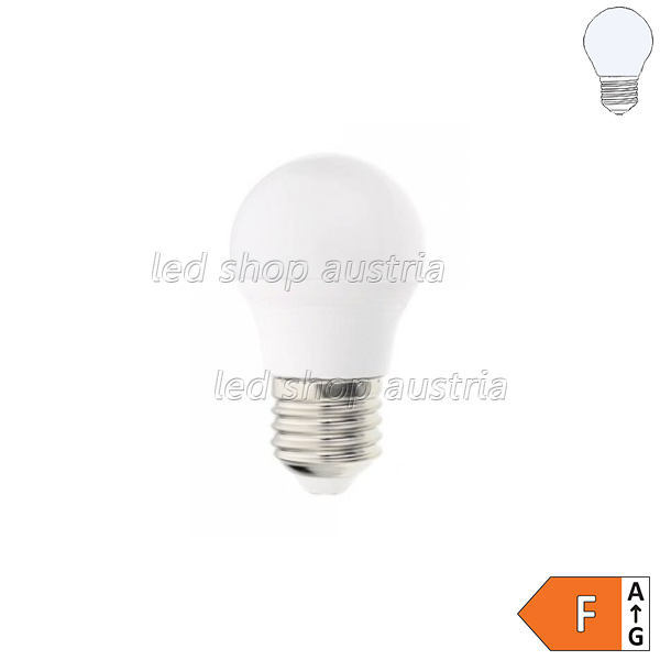 E27 LED3,5W G45 Birne Kunststoff kaltweiß