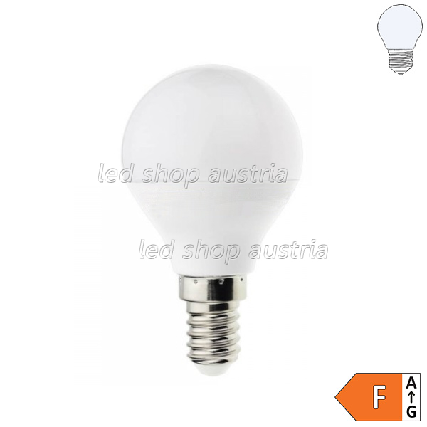 E14 LED G45 3,5W Birne Kunststoff kaltweiß