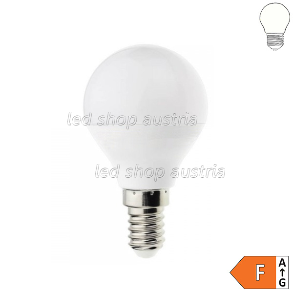 E14 LED G45 3,5W Birne Kunststoff neutralweiß