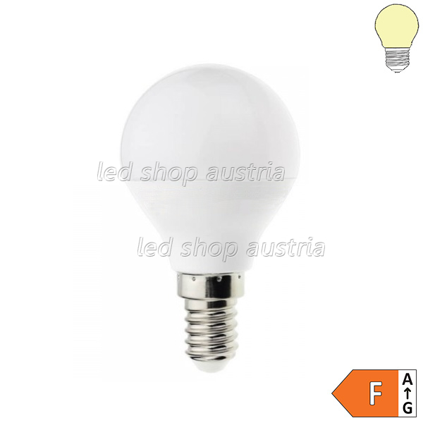 E14 LED G45 3,5W Birne Kunststoff warmweiß