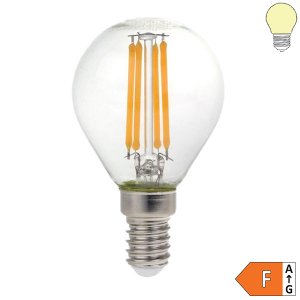 E14 LED Glühfaden-Birne 400lm 4W "dimmbar" warmweiß