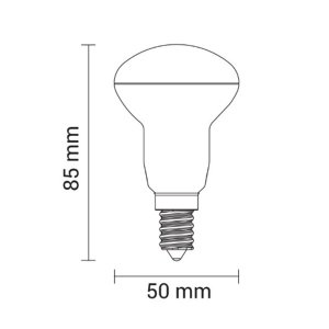 E14 LED Spot R50 480 Lumen 6W kaltweiß