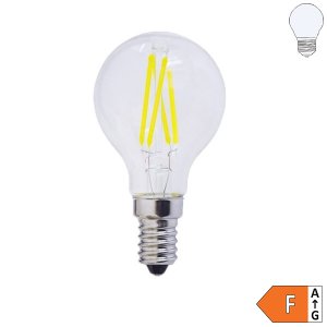 E14 LED Glühfaden-Birne 400 Lumen 4W kaltweiß