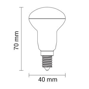 E14 LED Spot R39 300 Lumen 4W kaltweiß