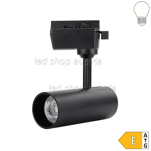 12W LED 1 Ph. Schienenstrahler schwarz neutralweiß