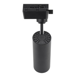 12W LED 1 Ph. Schienenstrahler schwarz warmweiß