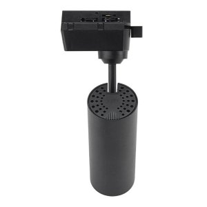 12W LED 1 Ph. Schienenstrahler schwarz warmweiß