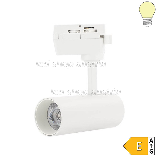 12W LED 1 Ph. Schienenstrahler weiß warmweiß