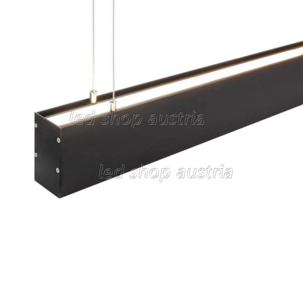 SET: LED Hängeprofil up-down Suspend_3 2000mm schwarz