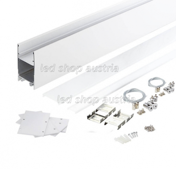 SET: LED Hängeprofil up-down Suspend_3 2000mm weiß