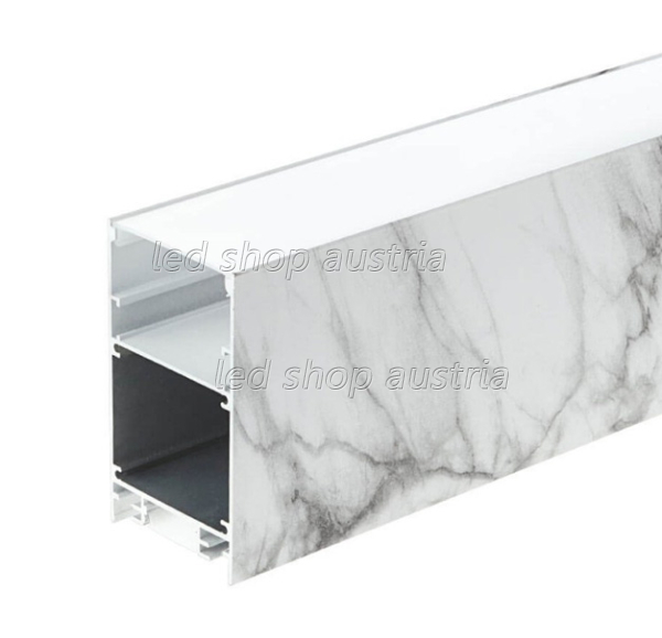 (Bild für) SET: LED Hängeprofil up-down Suspend_3 2000mm marmor