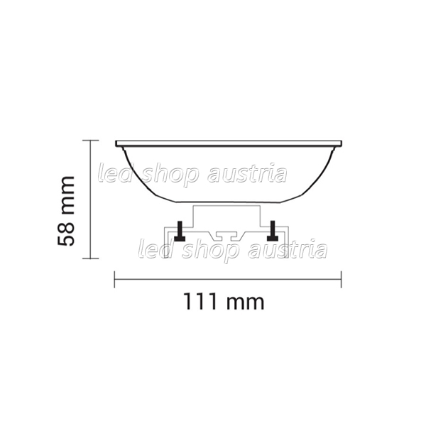 LED AR111 (G53) 1200 Lumen 15W 30° warmweiß