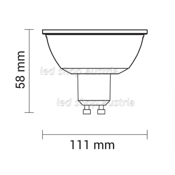 LED ES111 (GU10) Spot 800 Lumen 9W 120° neutralweiß