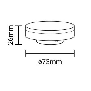 GX53 LED Leuchtmittel 560 Lumen 7W kaltweiß