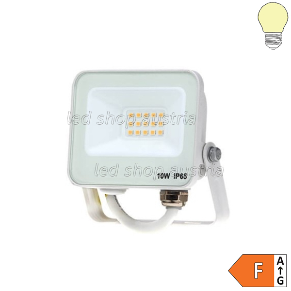 LED SMD Fluter weiß 120° Abstrahlwinkel 10W warmweiß
