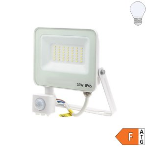 LED SMD Fluter mit Bewegungsmelder 120° weiß 30W kaltweiß