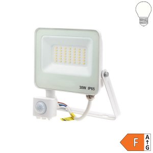 LED SMD Fluter mit Bewegungsmelder 120° weiß 30W neutralweiß