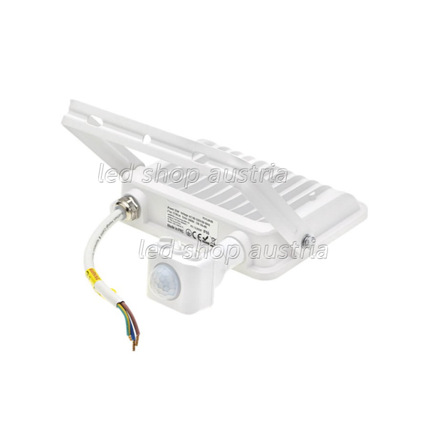 LED SMD Fluter mit Bewegungsmelder 120° weiß 50W neutralweiß