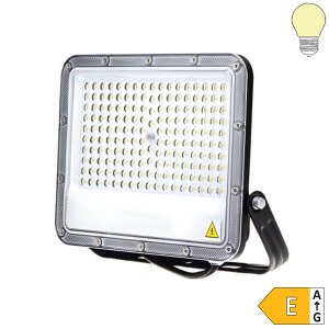 LED Fluter Professional schwarz 100W Abstrahlwinkel 90° warmweiß
