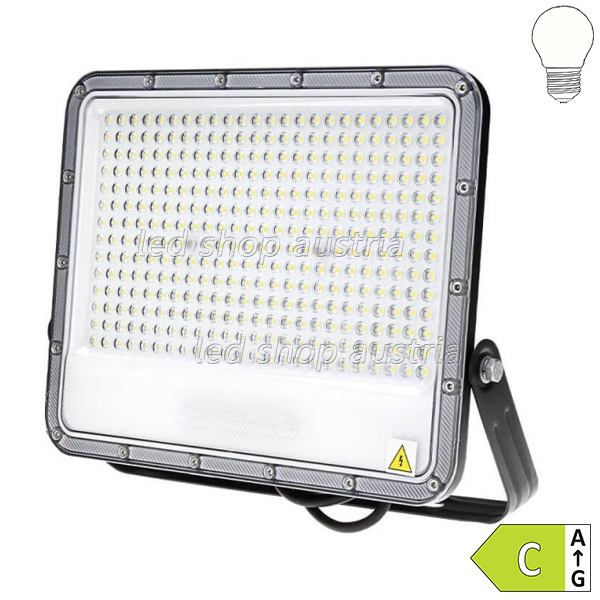 (Bild für) LED Fluter Professional schwarz 400W Abstrahlwinkel 90° neutralweiß