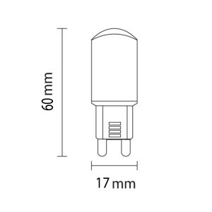 G9 LED 380 Lumen 5W kaltweiß