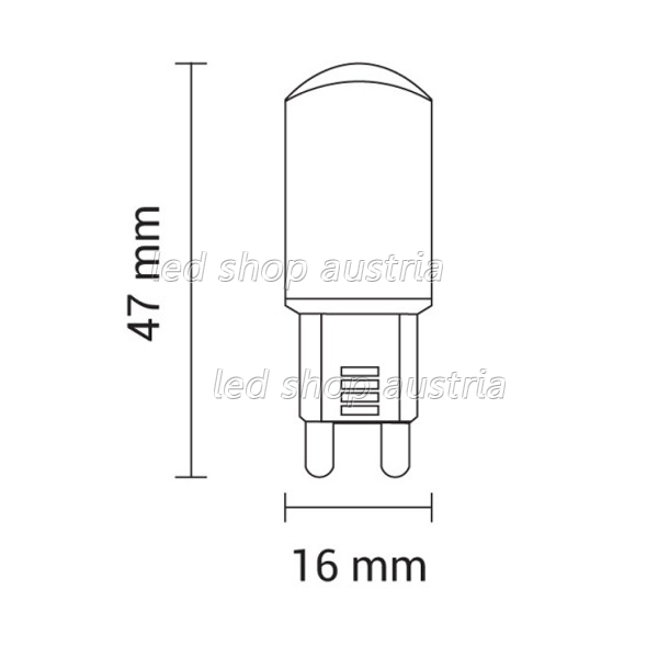 G9 LED 220 Lumen 3W neutralweiß