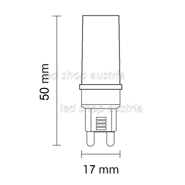 G9 LED 400 Lumen 4W "dimmbar" neutralweiß