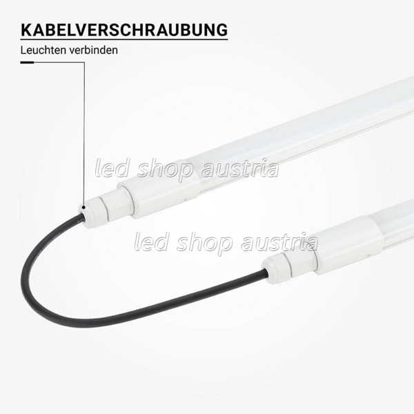 (Bild für) LED 36W Unterbauleuchte 125cm LINK IP65 neutralweiß