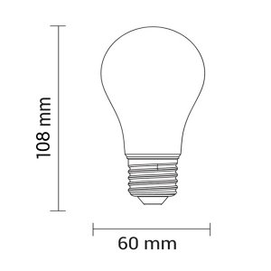 E27 A60 LED Birne 806 Lumen 9W dimmbar kaltweiß