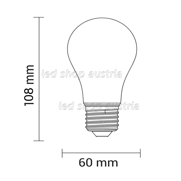 E27 A60 LED Birne 806 Lumen 9W dimmbar warmweiß