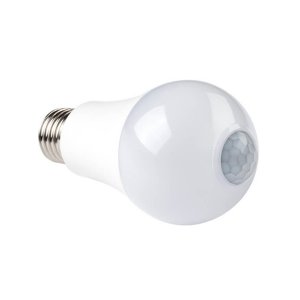 E27 A60 LED Birne 560 Lumen 7W mit Bewegungsmelder kaltweiß